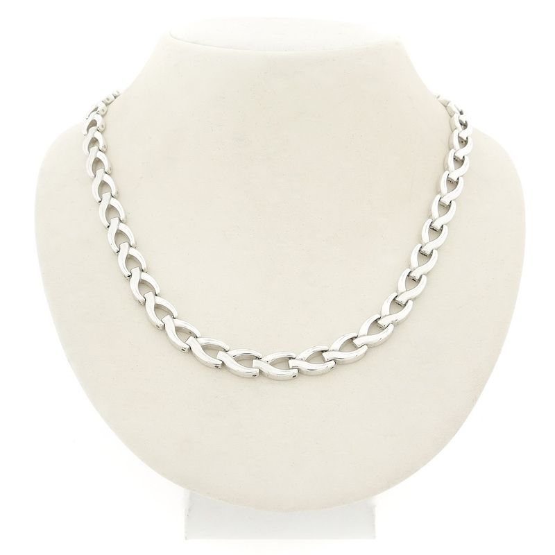 Image 1 of Silver fantasy link chain | 43.5 cm