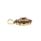 Afbeelding 4 van Gouden hanger met granaat