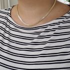 Image 2 of Gold unique link necklace | 45 cm