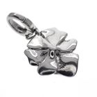 Image 4 of Silver flower pendant; Zirconia