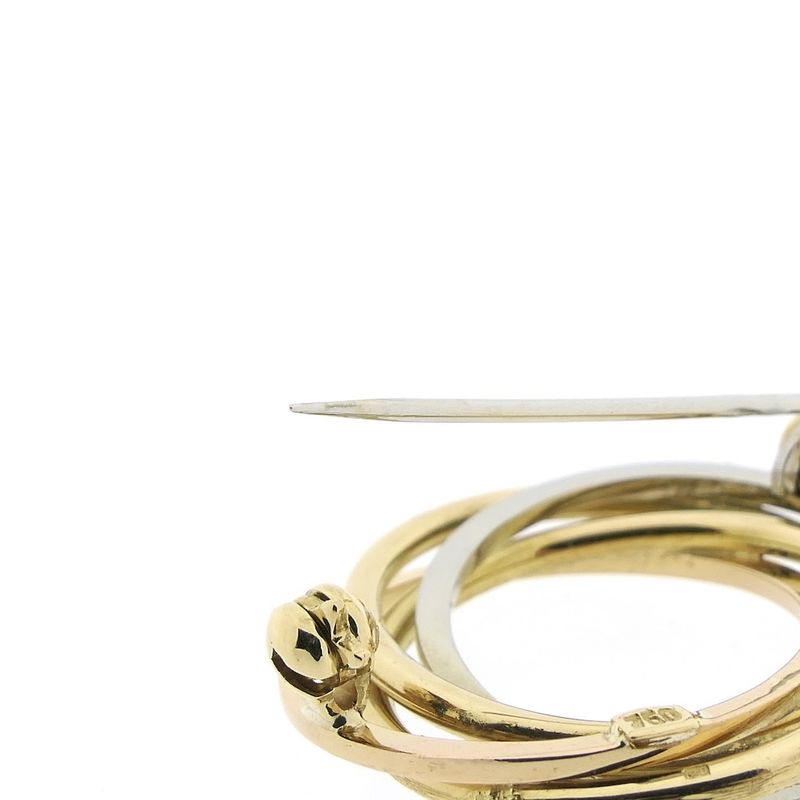 Image 6 of Tricolor gold fantasy brooch