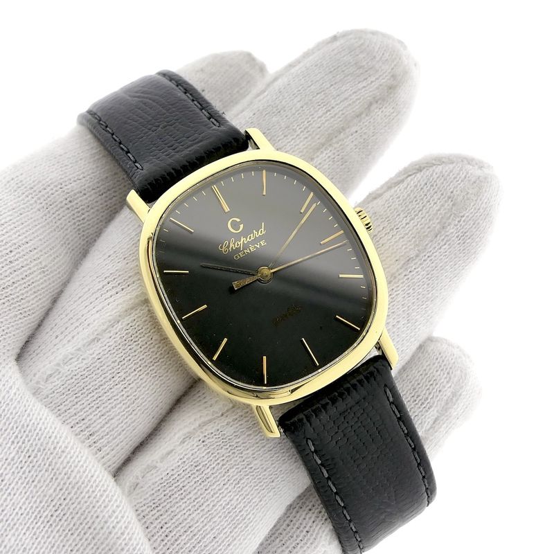 Image 8 of Chopard Geneva Classic Ellipse; Vintage 18k gold watch