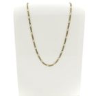 Image 1 of 8 carat bicolor Figaro link chain