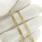 Image 6 of Gold Figaro link chain | 45 cm