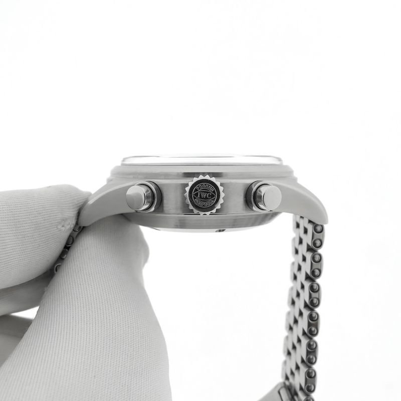 Image 5 of IWC Flieger 'Doppelchronograph' IW371319; Automatic men's watch with rattrapante chronograph