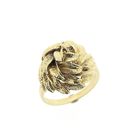 Image 1 of Gold ring with leaves
