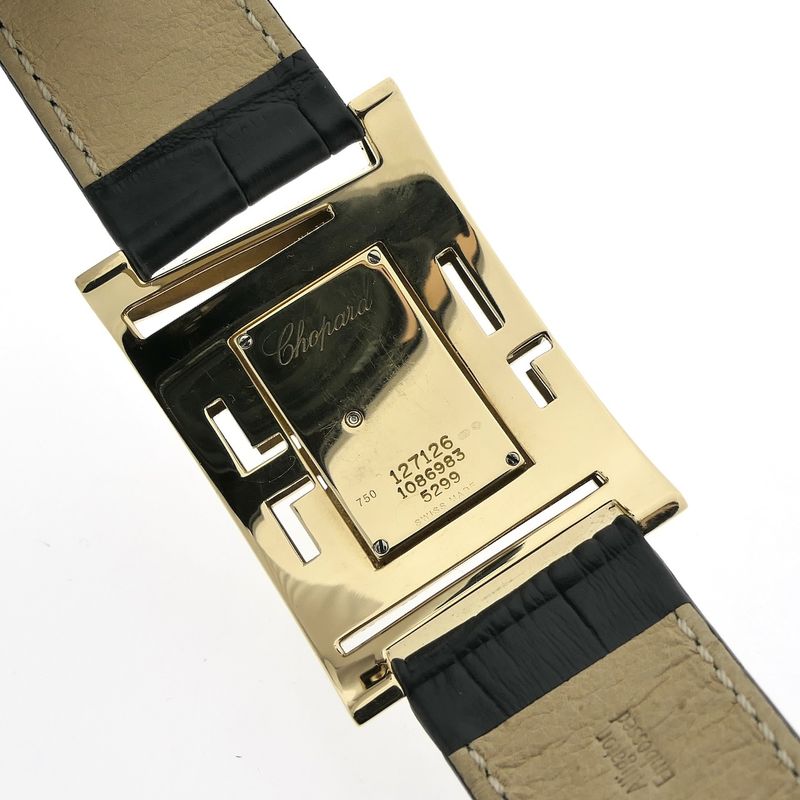 Image 12 of Chopard Xtravaganza 127126; Exclusive 18k gold ladies watch with diamonds