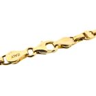 Image 4 of Bicolor Gold Marine/Fantasy Link Necklace with Zirconia