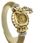 Image 3 of Swiss Geneva Bracelet/Cocktail Watch; 18k gold women's watch with diamonds