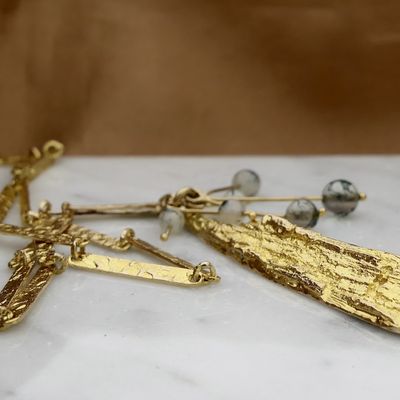 Golden Lapponia necklace; Golden Tree | 44 cm Image 2 of Golden Lapponia necklace; Golden Tree | 44 cm