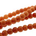 Image 5 of Antique blood coral bead necklace with gold decorative clasp | 43 cm