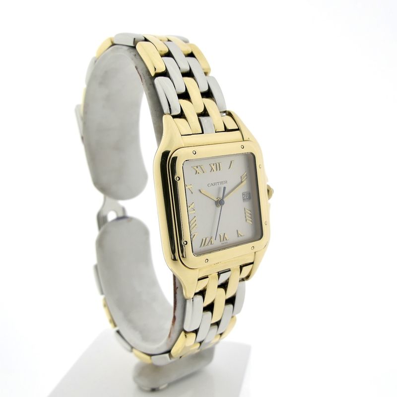 Image 3 of Cartier Panthère 1060; 18k. Gouden mid-size horloge