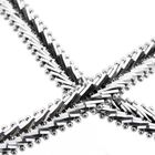 Image 8 of White gold necklace with diamonds 1.06 ct. | 43 mm