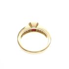 Image 4 of Gold ring with zirconia