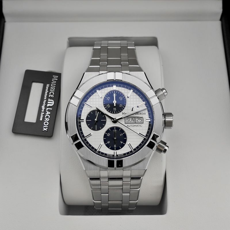 Image 20 of Maurice Lacroix AIKON Automatic AI6038-SS02-131-1; Chronograph men's watch