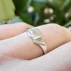 Image 2 of Silver ring with fantasy design