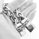 Image 5 of Silver Buddha to Buddha bracelet; Kadek | 22 cm