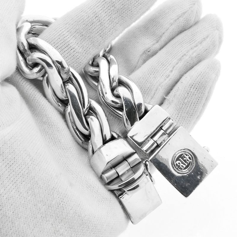 Image 5 of Silver Buddha to Buddha bracelet; Kadek | 22 cm