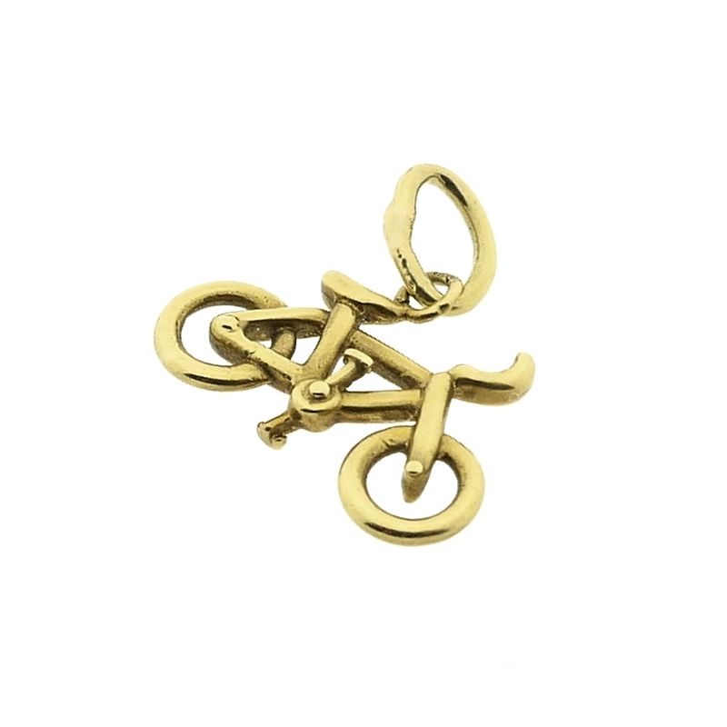 Image 6 of Gold pendant of a racing bicycle