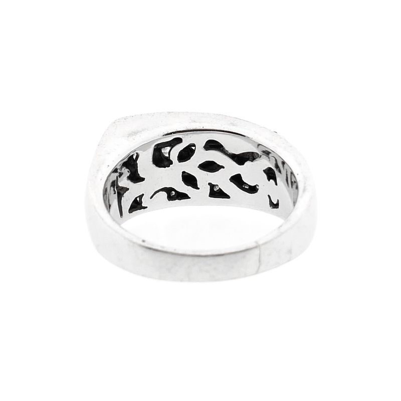 Image 3 of White gold ring with diamonds; 0.77 ct.