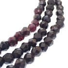 Image 6 of Vintage garnet bead necklace with gold ornamental clasp | 39 cm