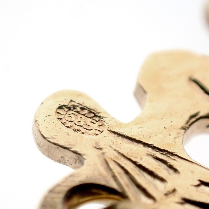 Image 5 of Gold pendant | Huguenot Cross