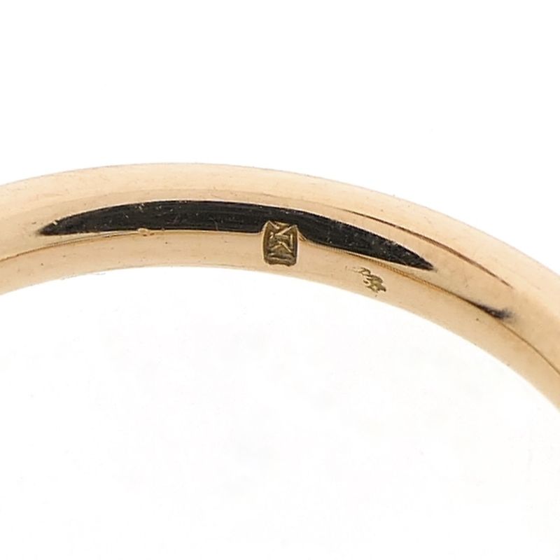 Image 9 of Rose gold ring set with citrine