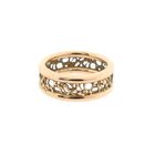 Image 3 of Vintage Gold Ring with Geometric Pattern