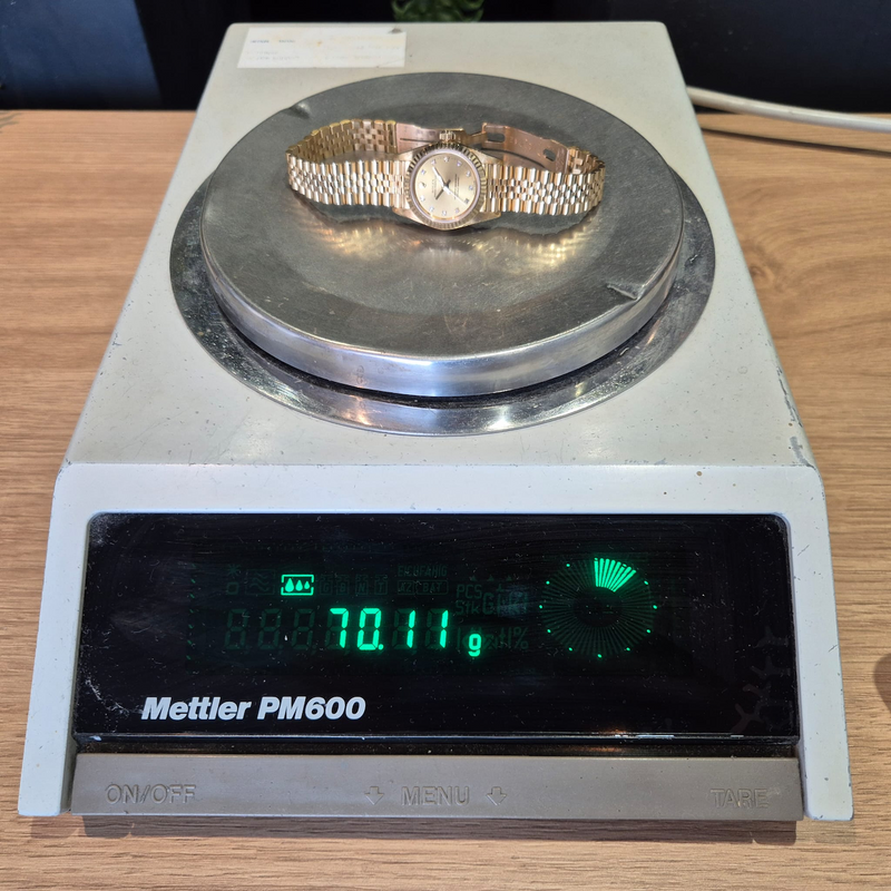 Image 18 of Rolex Oyster Perpetual 26mm 76198; 18ct. Yellow Gold Ladies Watch