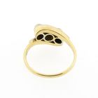 Image 6 of Bicolor Gold Ring with Diamond; 0.19 ct.