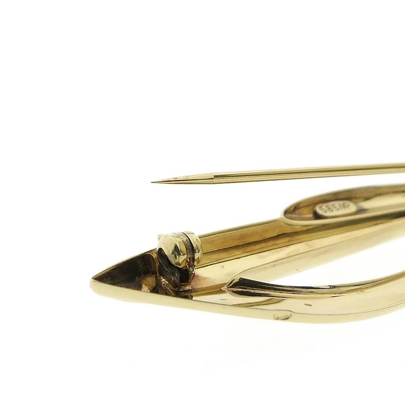 Image 6 of Vintage gold fantasy brooch