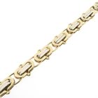 Image 8 of Two-tone gold fantasy link bracelet | 21 cm