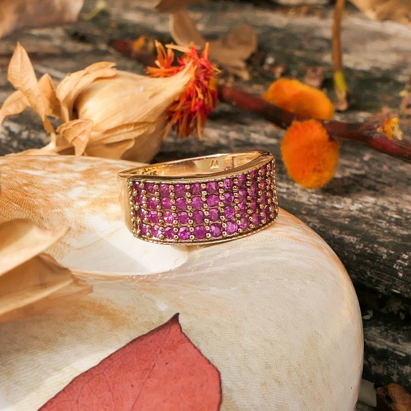 Image 8 of 9 carat ring with ruby