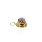 Image 4 of Victorian gold pendant with amethyst and pearl | Antique