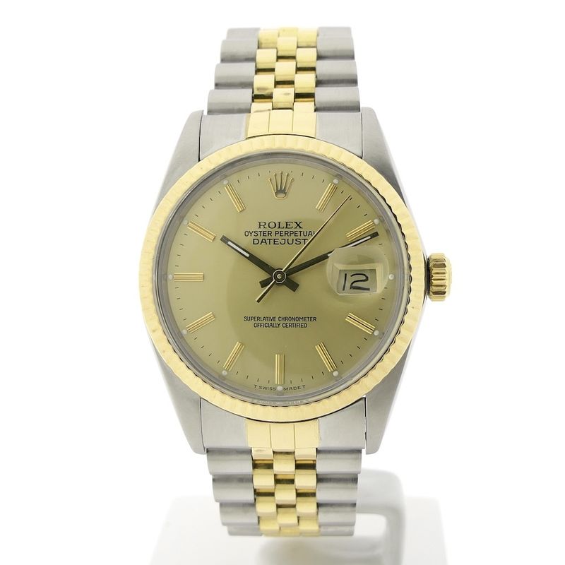 Image 1 of Rolex Datejust 16013; Goud/stalen horloge