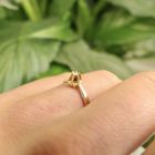 Image 8 of Gold solitaire ring with diamond | 0.03 ct.