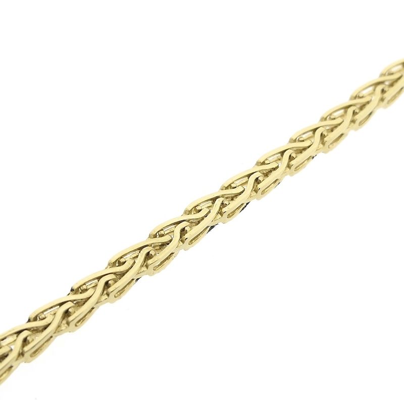 Image 7 of Gold foxtail link necklace