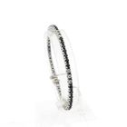 Image 1 of White Gold Tennis Bracelet with Sapphire and Diamonds; 1.12 ct.