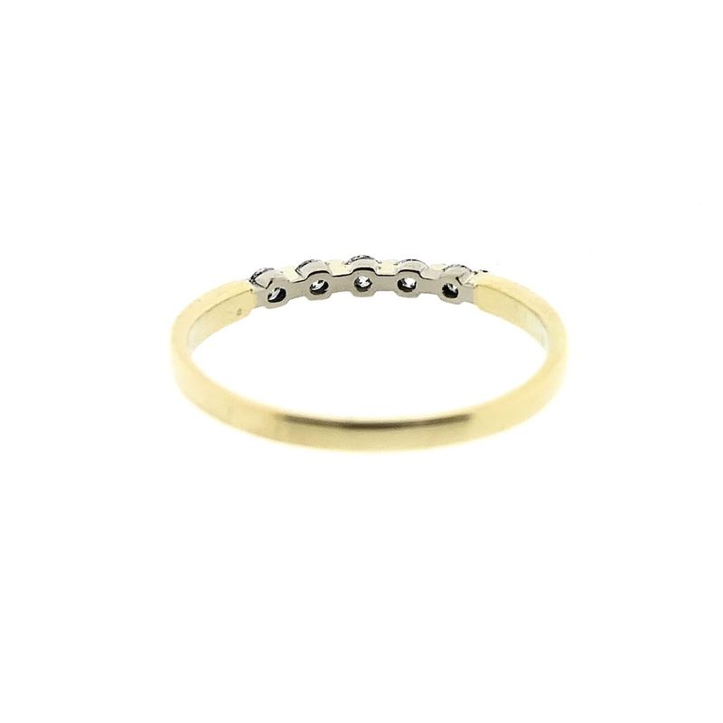 Image 3 of Gold ring with diamond | 0.20 ct.