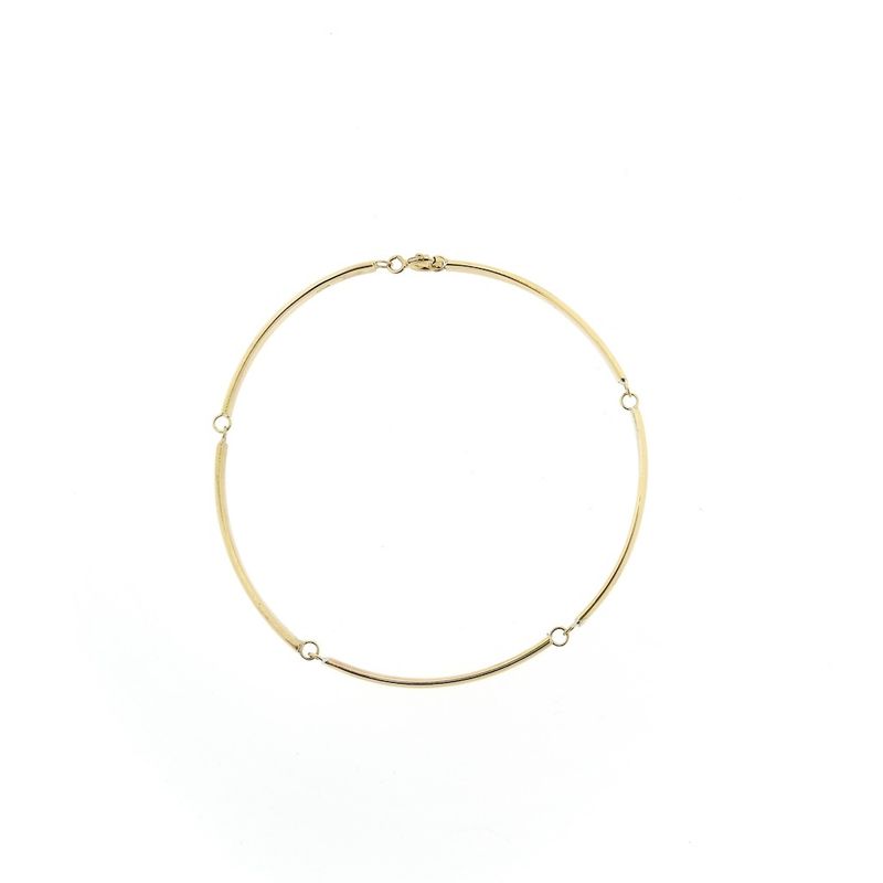 Image 3 of Gold bar link bracelet