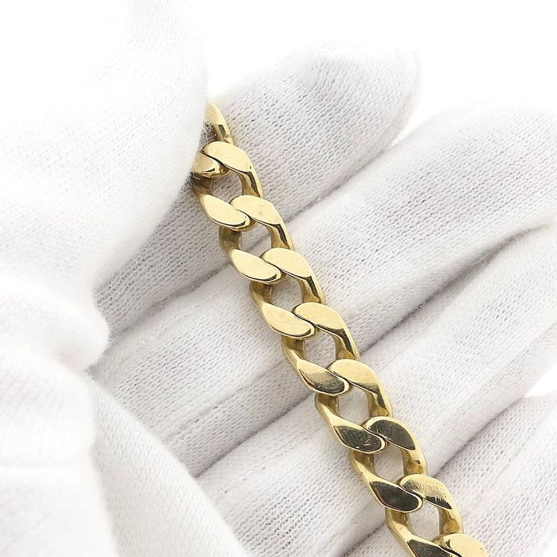 Image 6 of Solid Gold Gourmet Link Bracelet