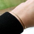 Image 8 of Gold cobra link bracelet | 19 cm