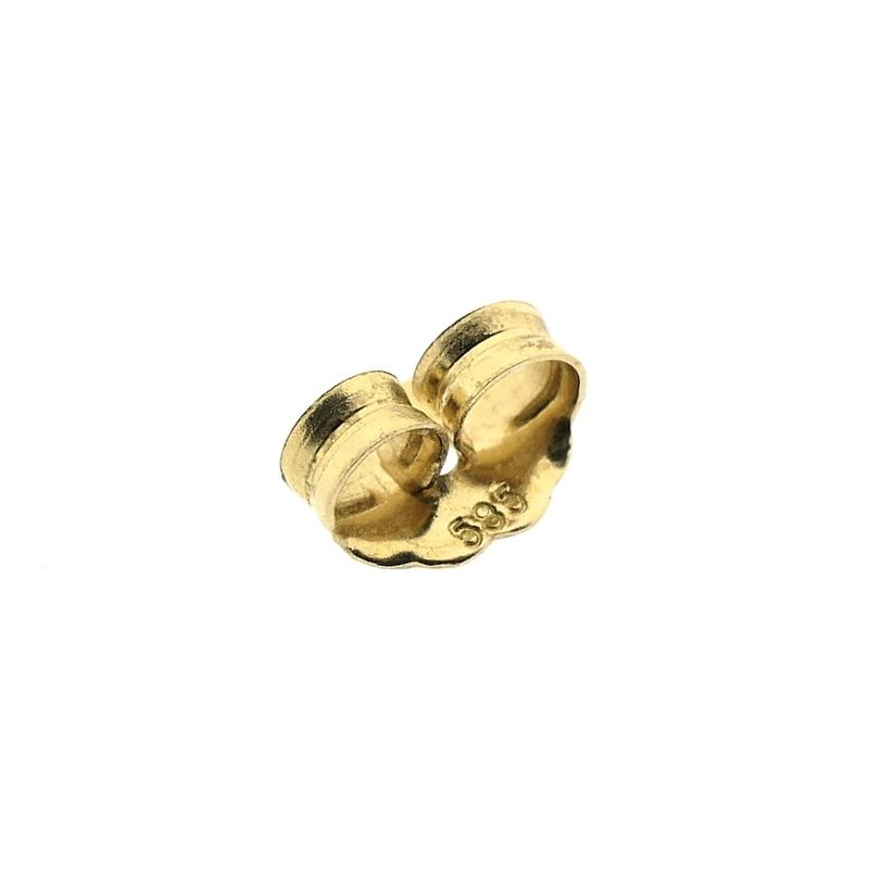 Image 6 of Gold stud earrings as a button