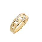 Image 1 of Gold ring with diamonds | 0.01 ct.