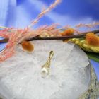 Image 2 of Gold solitaire pendant with pearl | Vintage