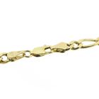 Image 5 of Gold Figaro link chain | 60.5 cm