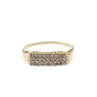 Image 6 of Gold ring pavé set with diamonds | approx. 0.14 ct.