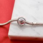 Image 2 of Pandora clip charm; Silver; Moon and Stars