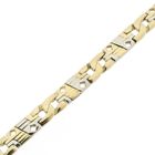 Image 6 of Two-tone gold magnum fantasy link bracelet | 21.5 cm