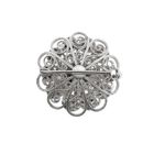 Image 5 of Silver Zeeland button brooch | Ø 29.1 mm